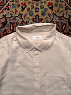 TOPTEN Beige Linen Button Down Shirt - XL