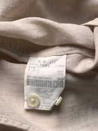 TOPTEN Beige Linen Button Down Shirt - XL