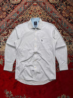 U.S. Polo Assn. Slim Fit Micro Geometric Print BUTTON DOWN SHIRT - M
