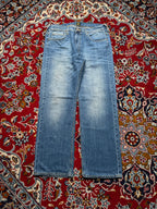 Vintage Lee Medium Washed Straight Fit Jeans - 32