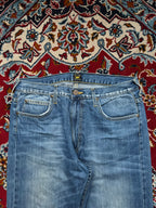 Vintage Lee Medium Washed Straight Fit Jeans - 32