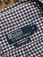 Polo Ralph Lauren Custom Fit Gingham BUTTON DOWN SHIRT - L