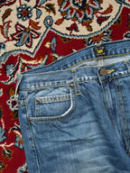 Vintage Lee Medium Washed Straight Fit Jeans - 32