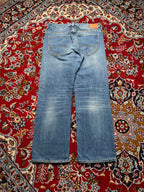 Vintage Lee Medium Washed Straight Fit Jeans - 32