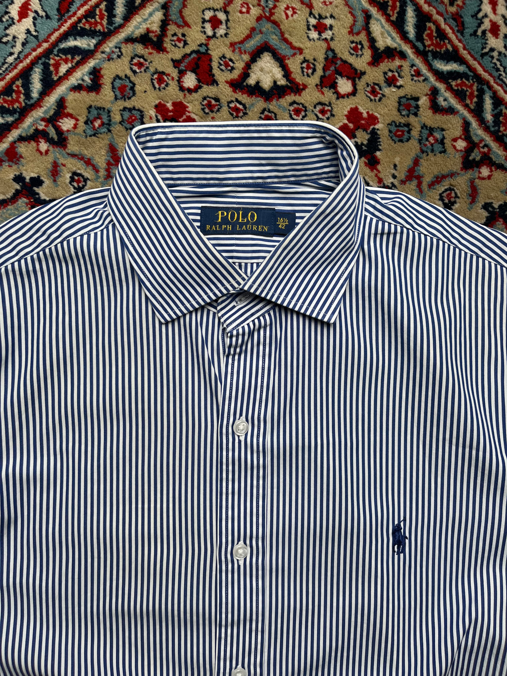 Polo Ralph Lauren Striped Cotton BUTTON DOWN SHIRT - L