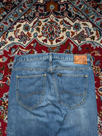 Vintage Lee Medium Washed Straight Fit Jeans - 32