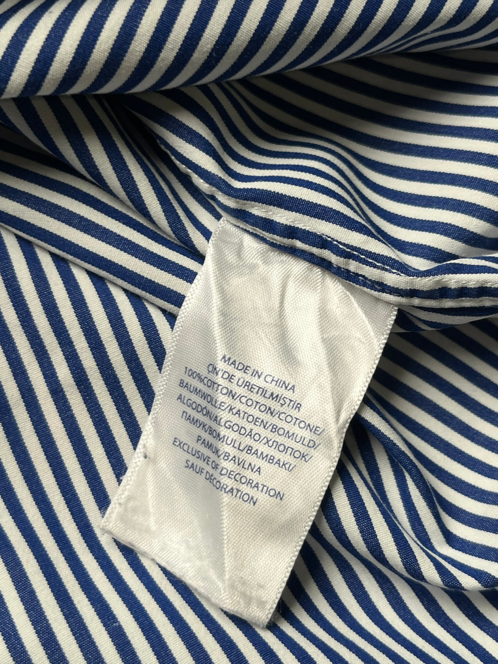 Polo Ralph Lauren Striped Cotton BUTTON DOWN SHIRT - L