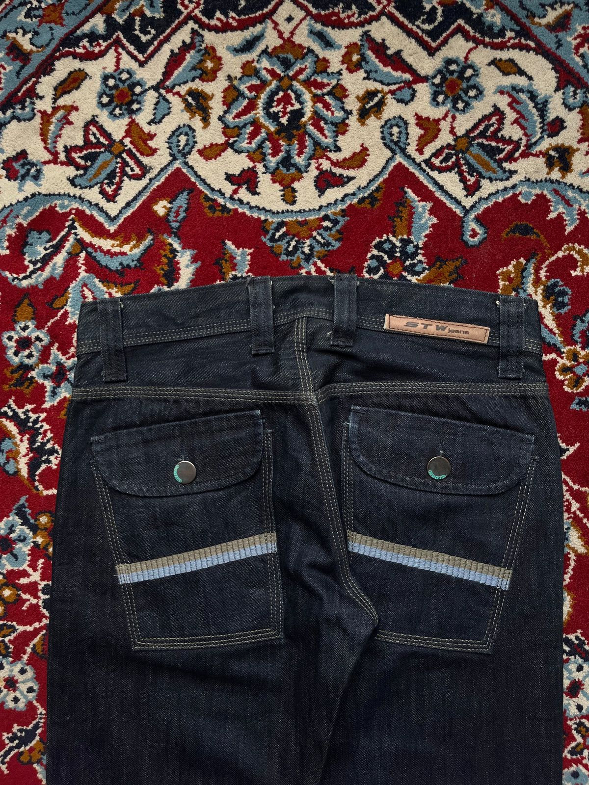 STW Denim Division Dark Washed Bootcut Jeans - 32