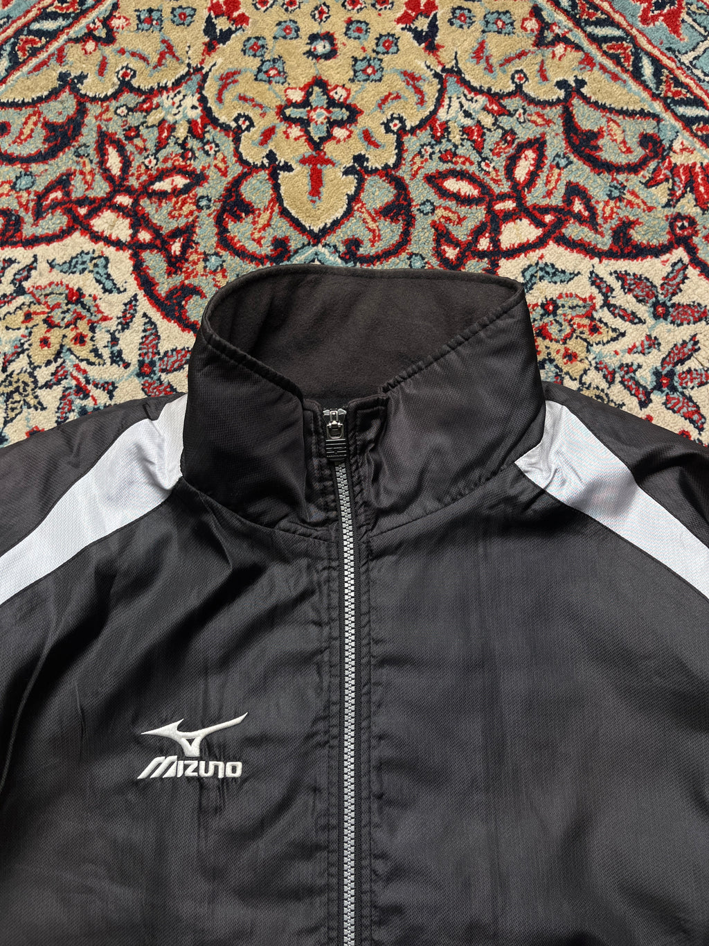 Mizuno JASPO Black Paneled Track Jacket - M