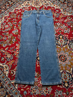 Vintage Driffer Medium Washed Baggy Fit Jeans - 34
