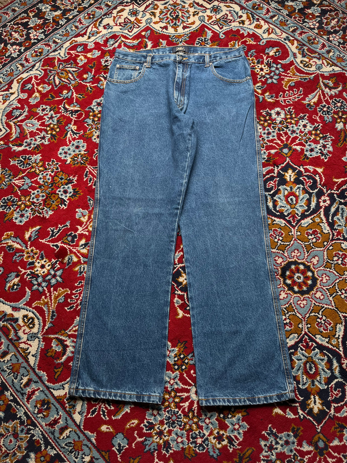 Vintage Driffer Medium Washed Baggy Fit Jeans - 34
