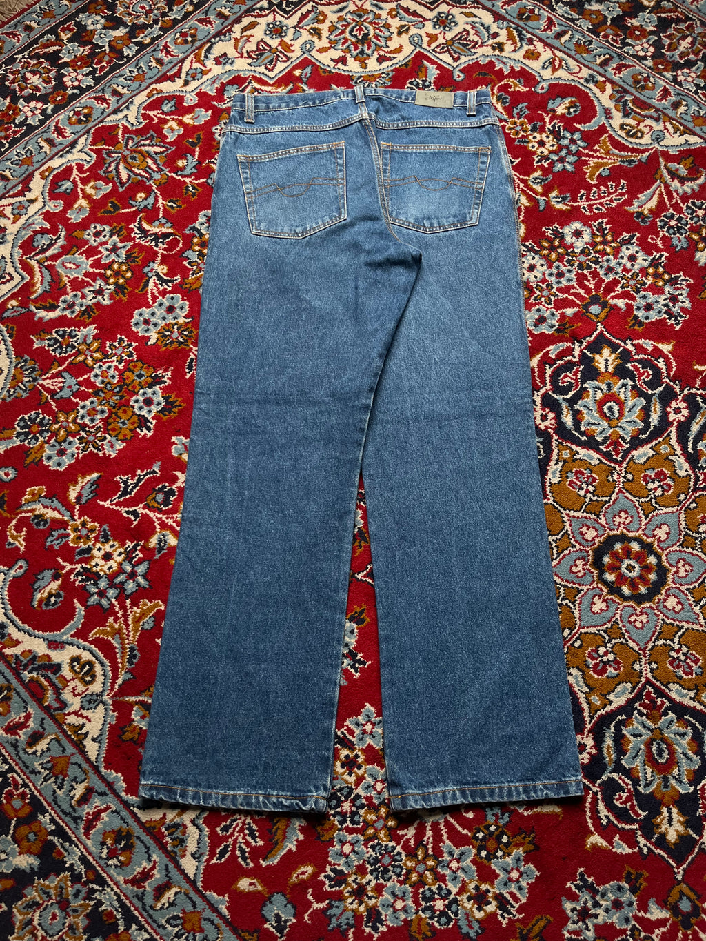 Vintage Driffer Medium Washed Baggy Fit Jeans - 34