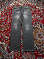 M.O.D Miracle of Denim Faded Black Contrast Stitch Straight Fit Jeans - 34