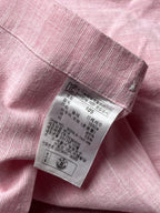 VANBROUGH Pink Linen Spread Collar BUTTON DOWN SHIRT - L