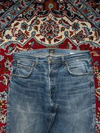 Vintage Lee Medium Washed Distressed Bootcut Jeans - 32