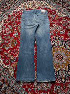 Vintage Lee Medium Washed Distressed Bootcut Jeans - 32