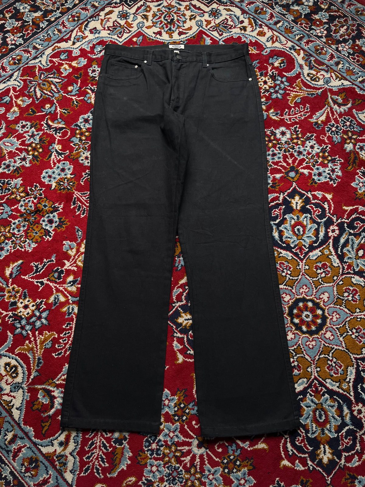 Vintage Stooker Montana Solid Black Bootcut Jeans - 34