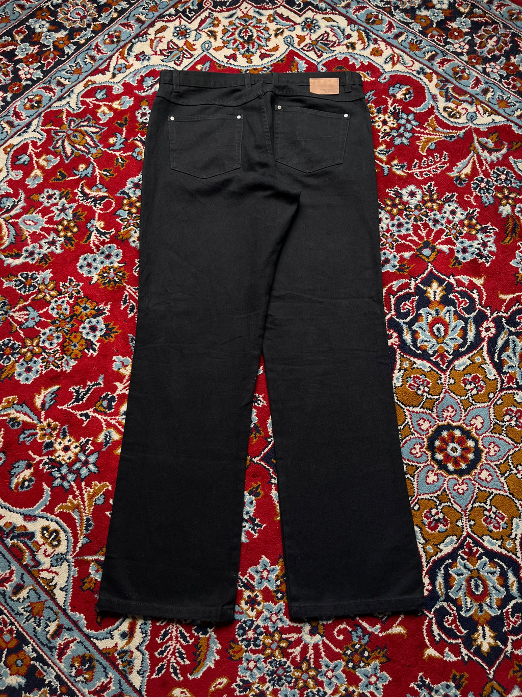 Vintage Stooker Montana Solid Black Bootcut Jeans - 34