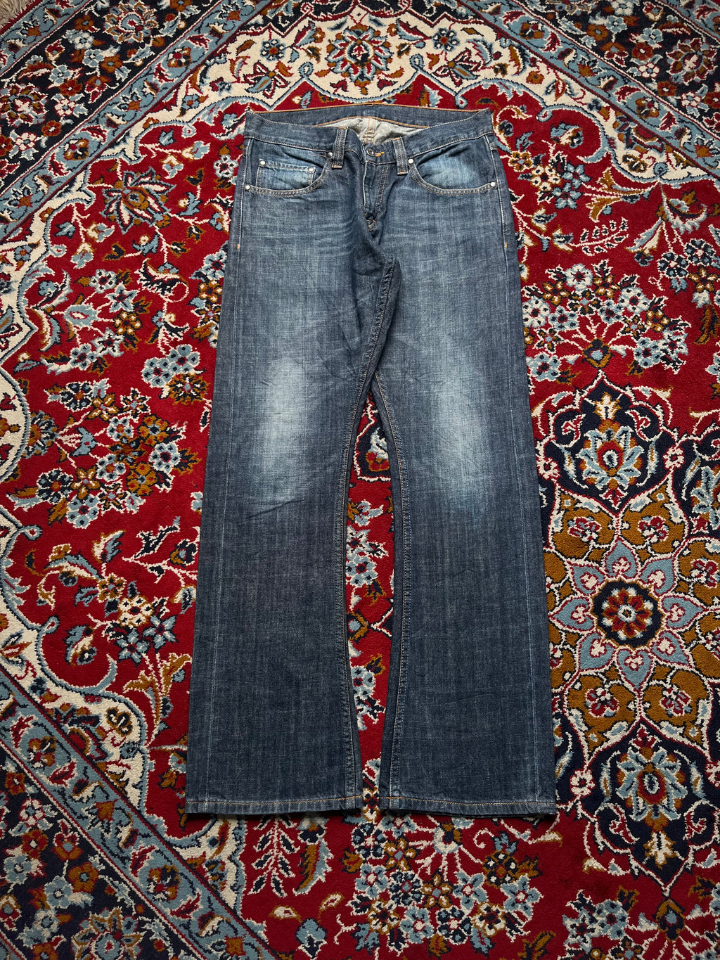 Vintage Mustang Dark Washed Bootcut Jeans - 30