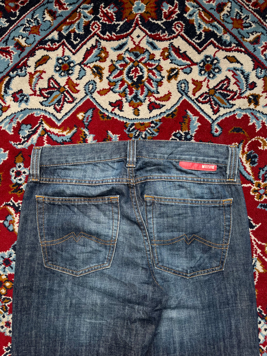Vintage Mustang Dark Washed Bootcut Jeans - 30