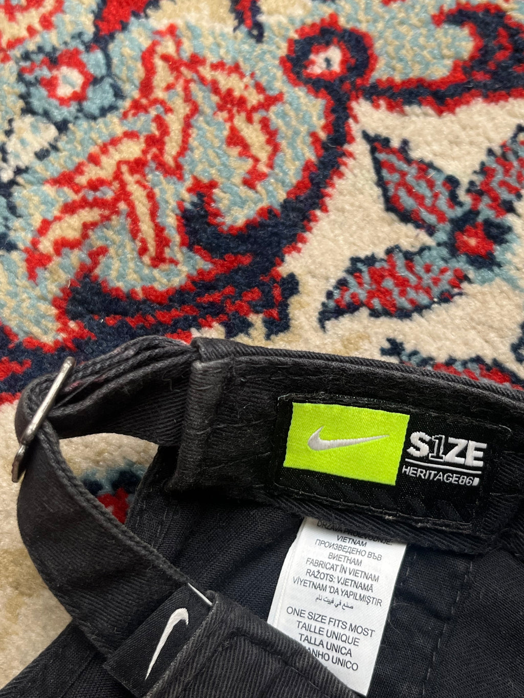 Vintage Nike Heritage86 Embroidered Swoosh Baseball Cap