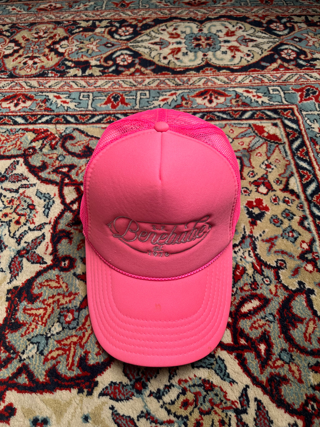 OTTO S.F. Benebabe Est 1976 Neon Pink Foam Mesh Cap