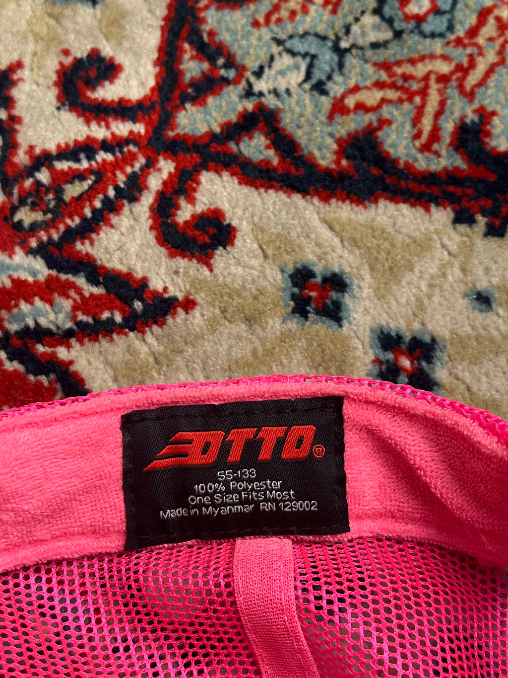 OTTO S.F. Benebabe Est 1976 Neon Pink Foam Mesh Cap