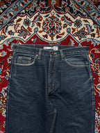 Denim Co Dark Washed Whiskered Classic Bootcut Jeans - 32