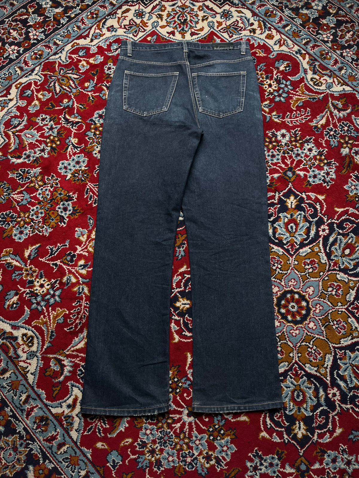 Denim Co Dark Washed Whiskered Classic Bootcut Jeans - 32