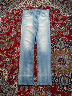 Dsquared2 Light Washed Distressed Straight Fit Jeans - 30