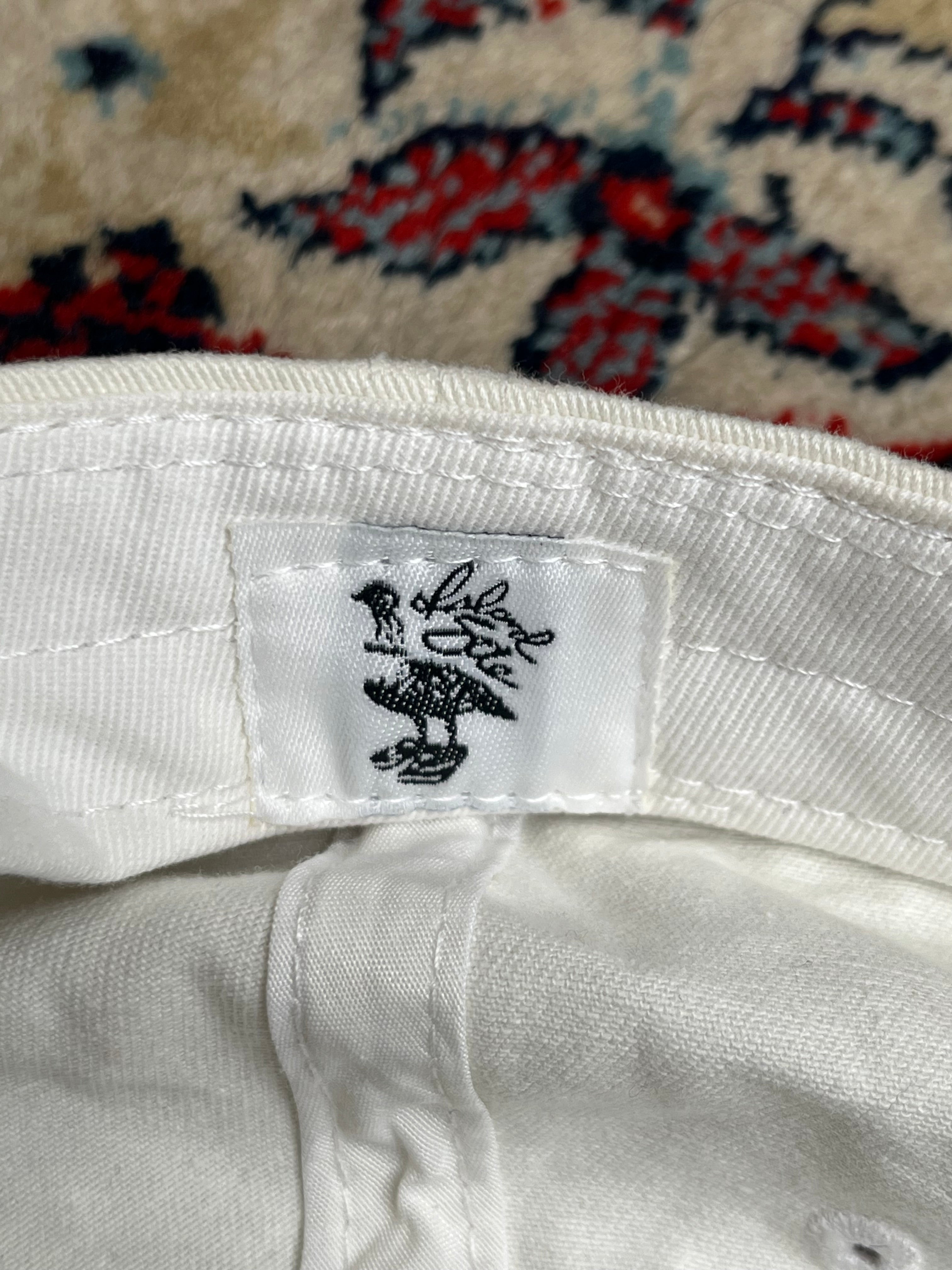 White Palm Tree Embroidered Cotton Adjustable Dad Baseball CAP