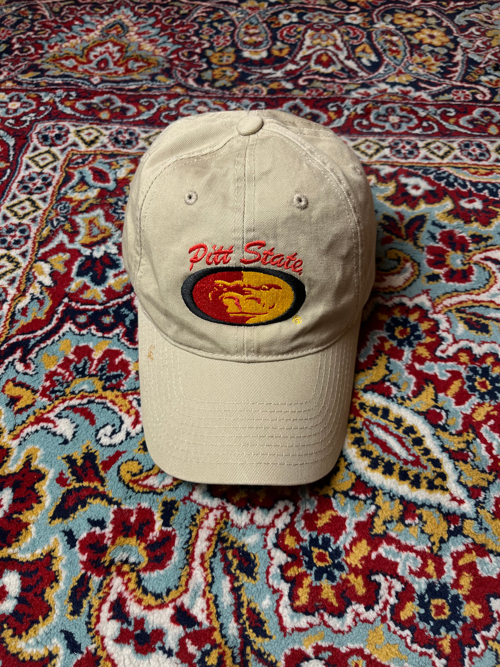 Pitt State Gorillas Top of the World Khaki Adjustable Baseball CAP