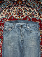 Diesel Industry Medium Washed Faded Relaxed Bootcut Jeans - 34