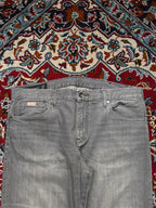Armani Exchange A|X Faded Grey Straight Fit Jeans - 36