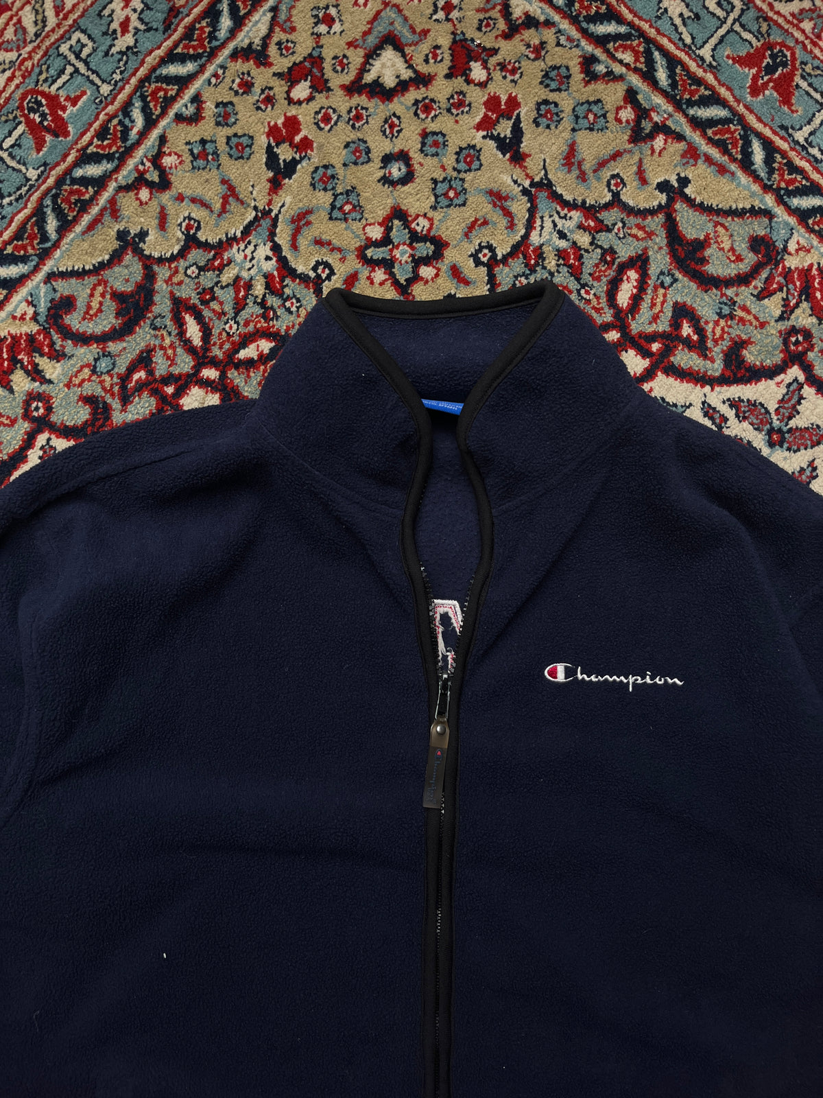 Champion Authentic American Athletic Navy Blue Fleece Jacket- M