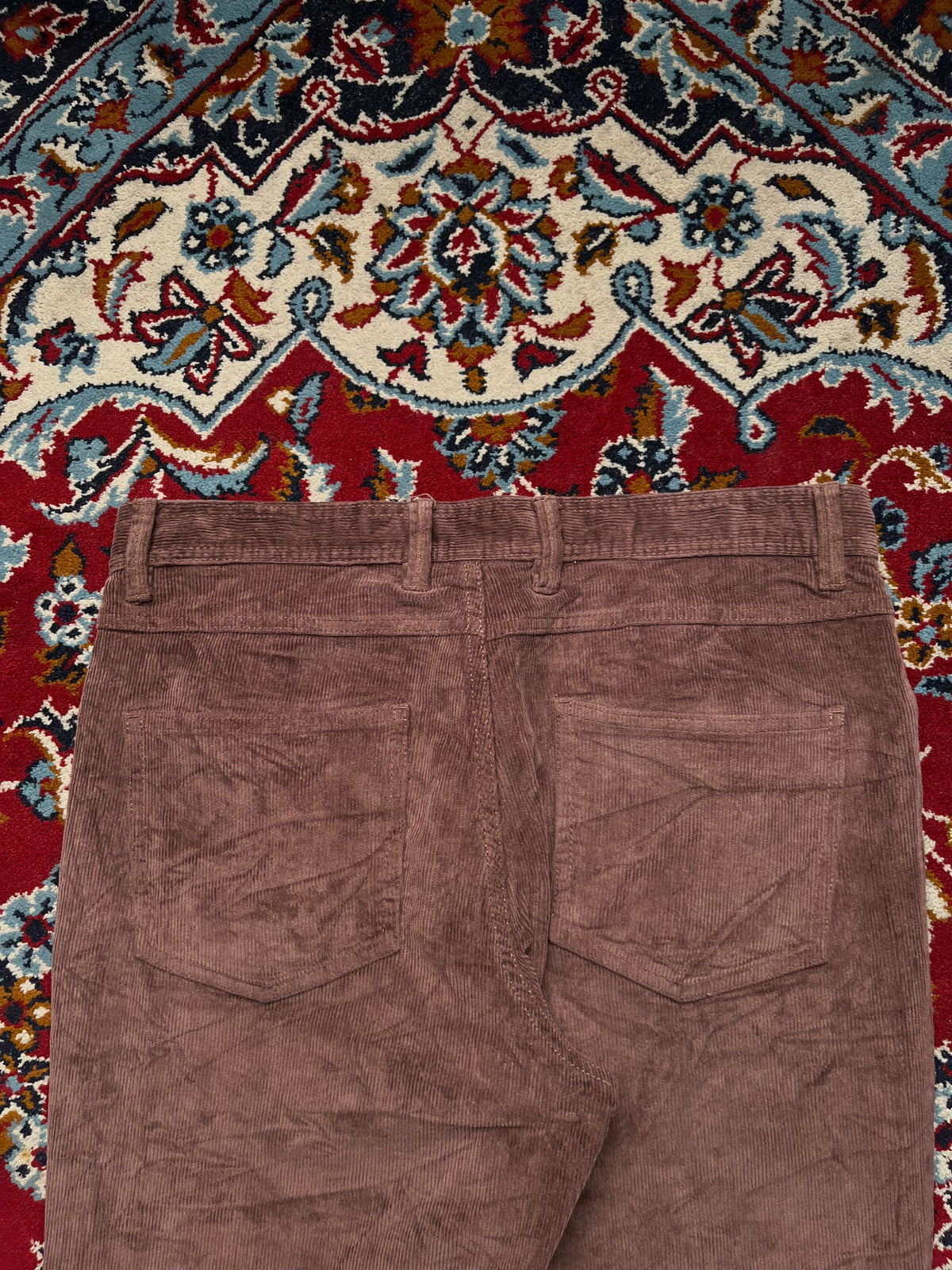 Livergy Classic Brown Wide Fit Corduroy Pants - 32
