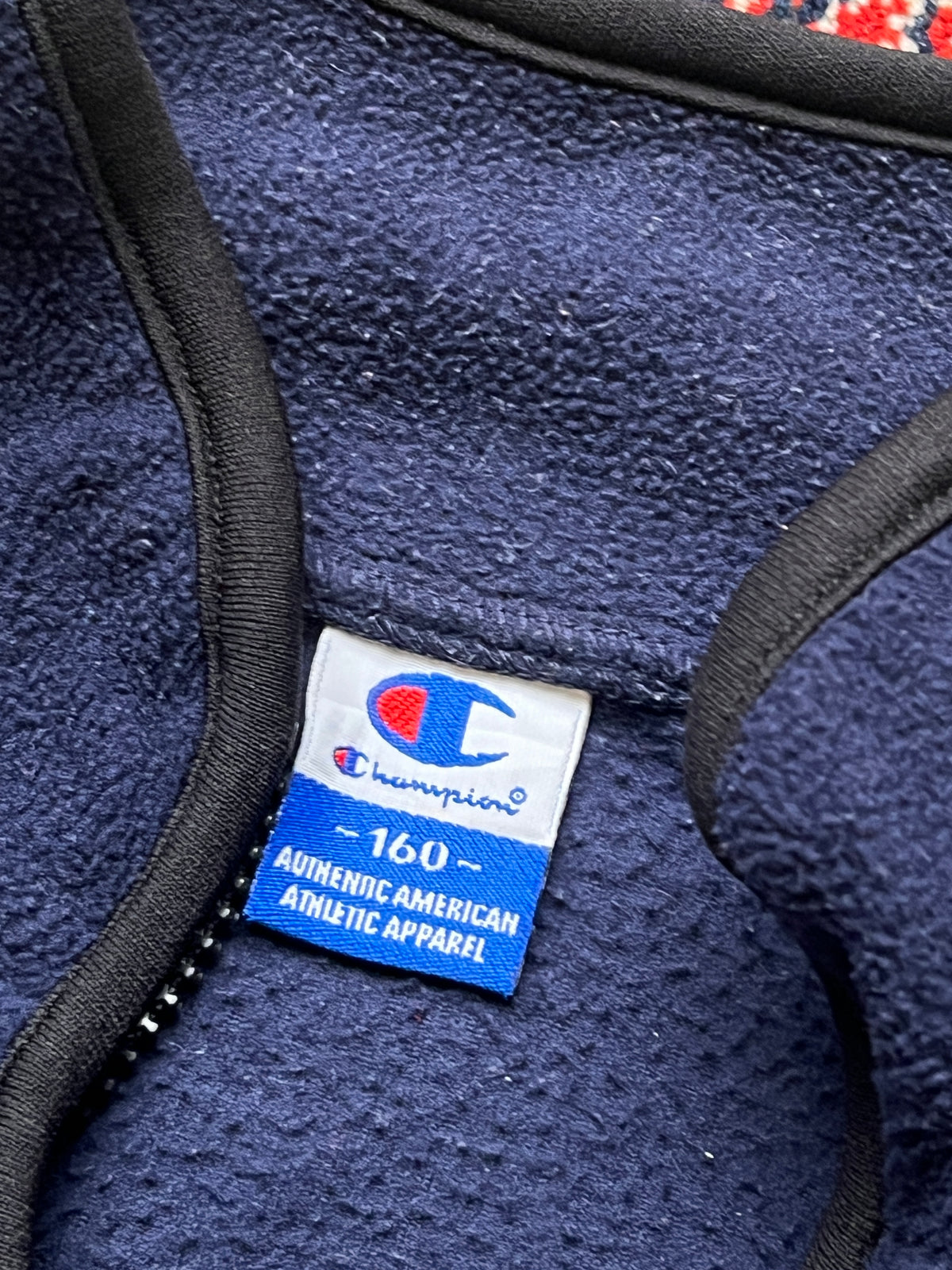 Champion Authentic American Athletic Navy Blue Fleece Jacket- M