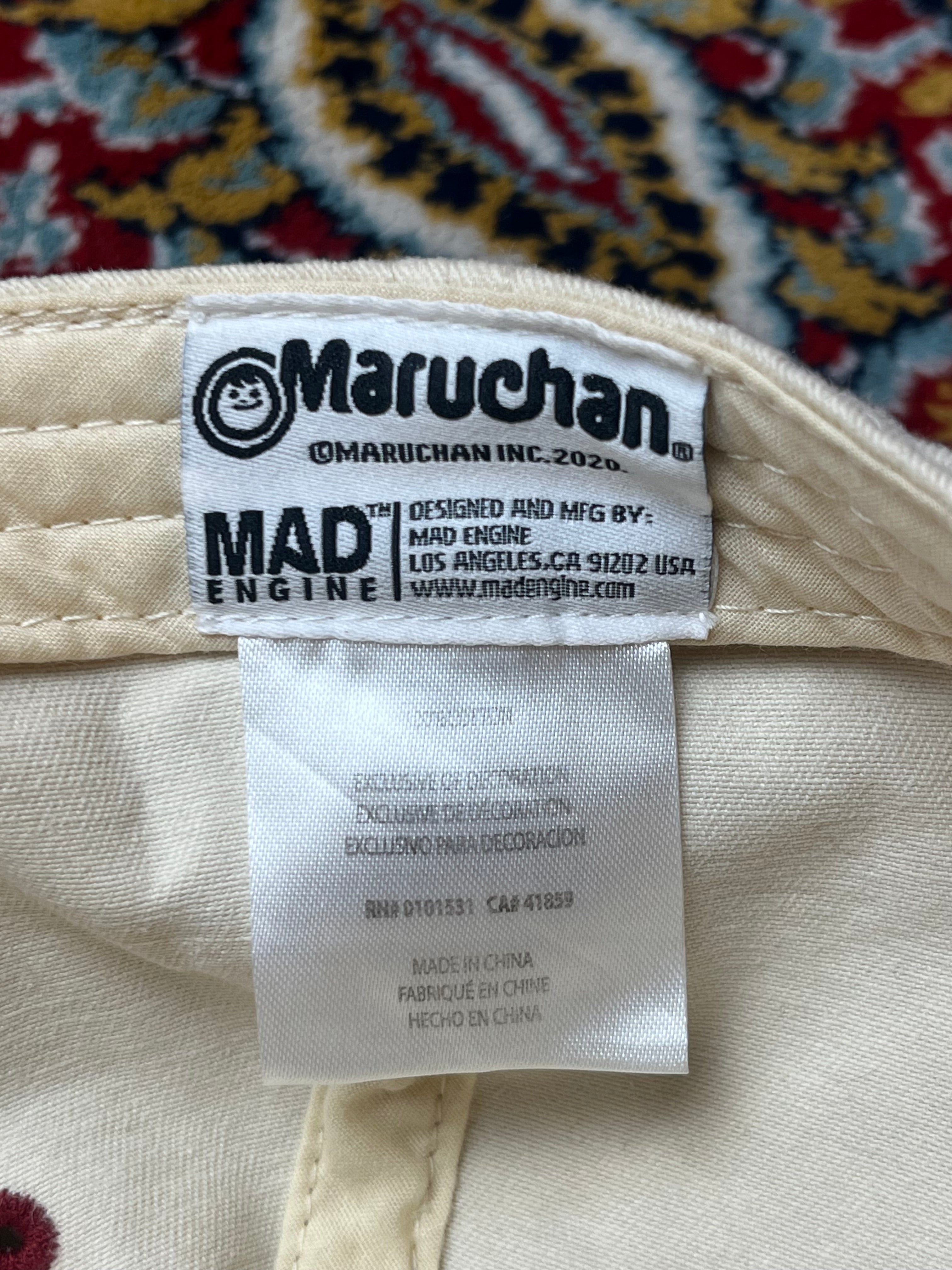 MARUCHAN INSTANT NOODLES ENGINE TWO TONE ADJUSTABLE CAP