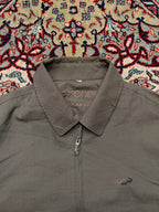 Crocodile Classic Olive Grey Embroidered Logo  Harrington Jacket - M