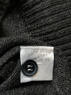 Beverly Hills Polo Club Charcoal Grey Button Front Knit Cardigan - M