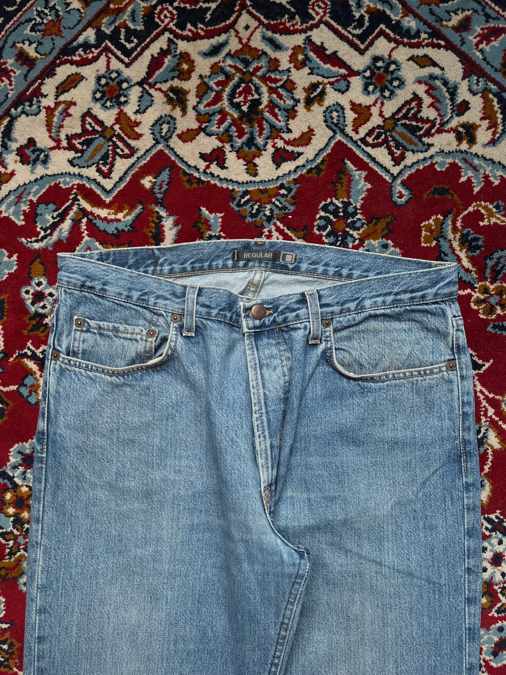 Vintage Teddy Smith Straight Fit Light Washed JEANS - 32