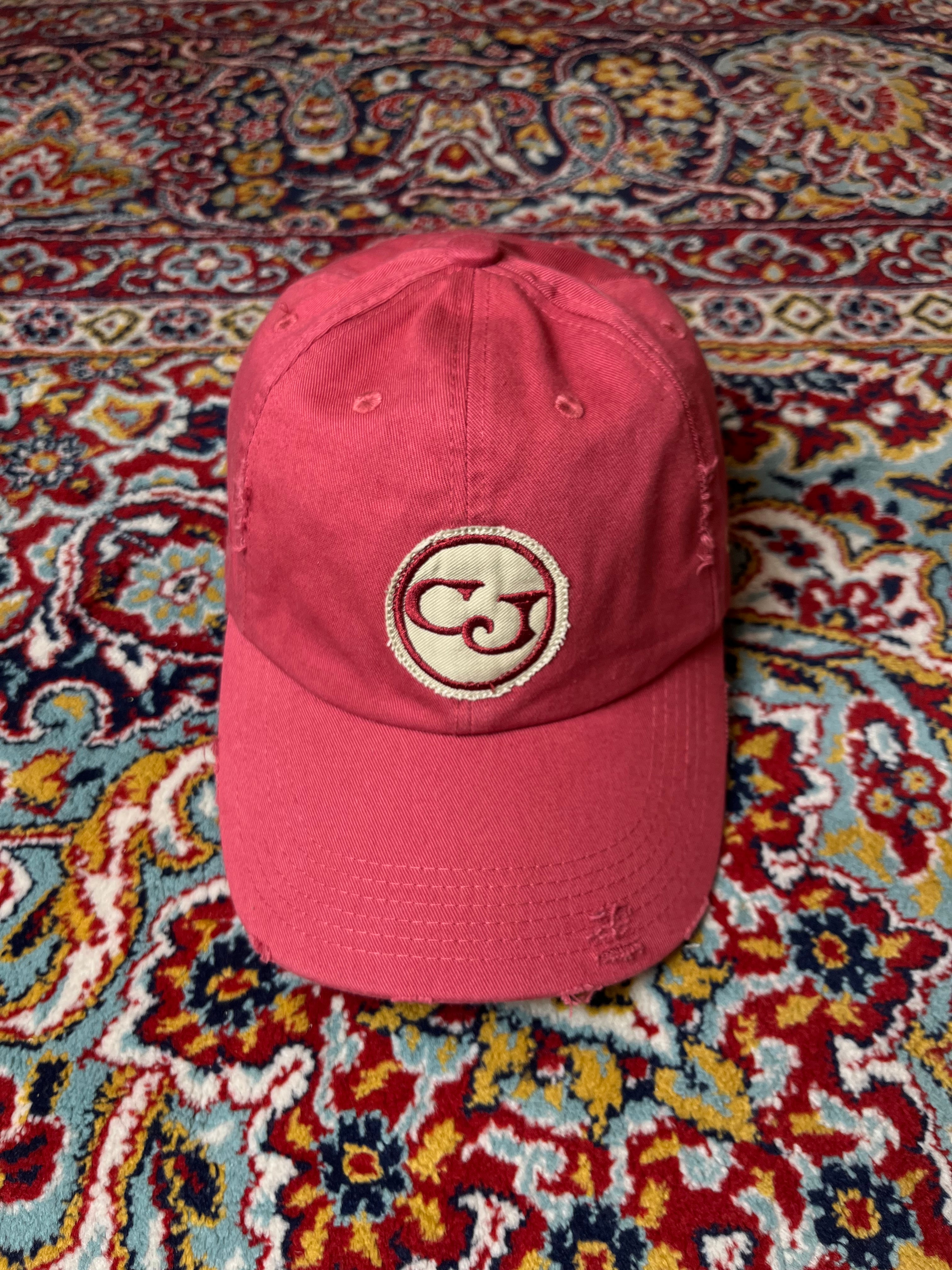 DISTRICT Casey Jones CJ Logo Pink Distressed Baseball CAP