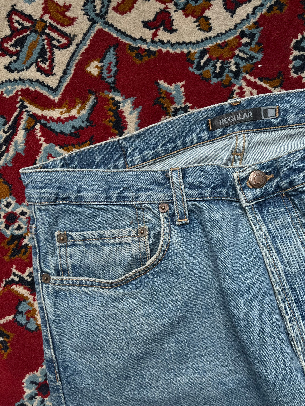 Vintage Teddy Smith Straight Fit Light Washed JEANS - 32
