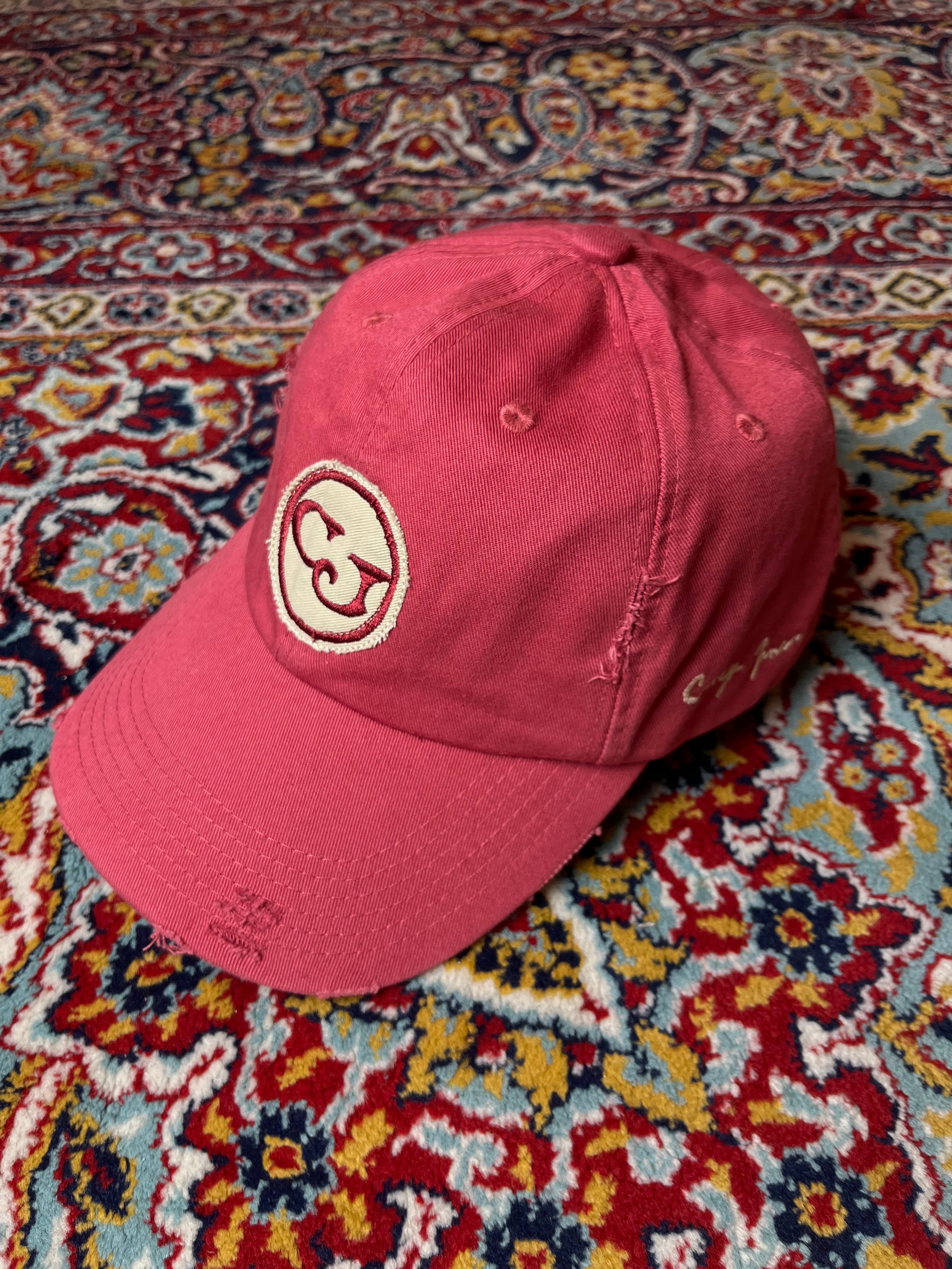 DISTRICT Casey Jones CJ Logo Pink Distressed Baseball CAP