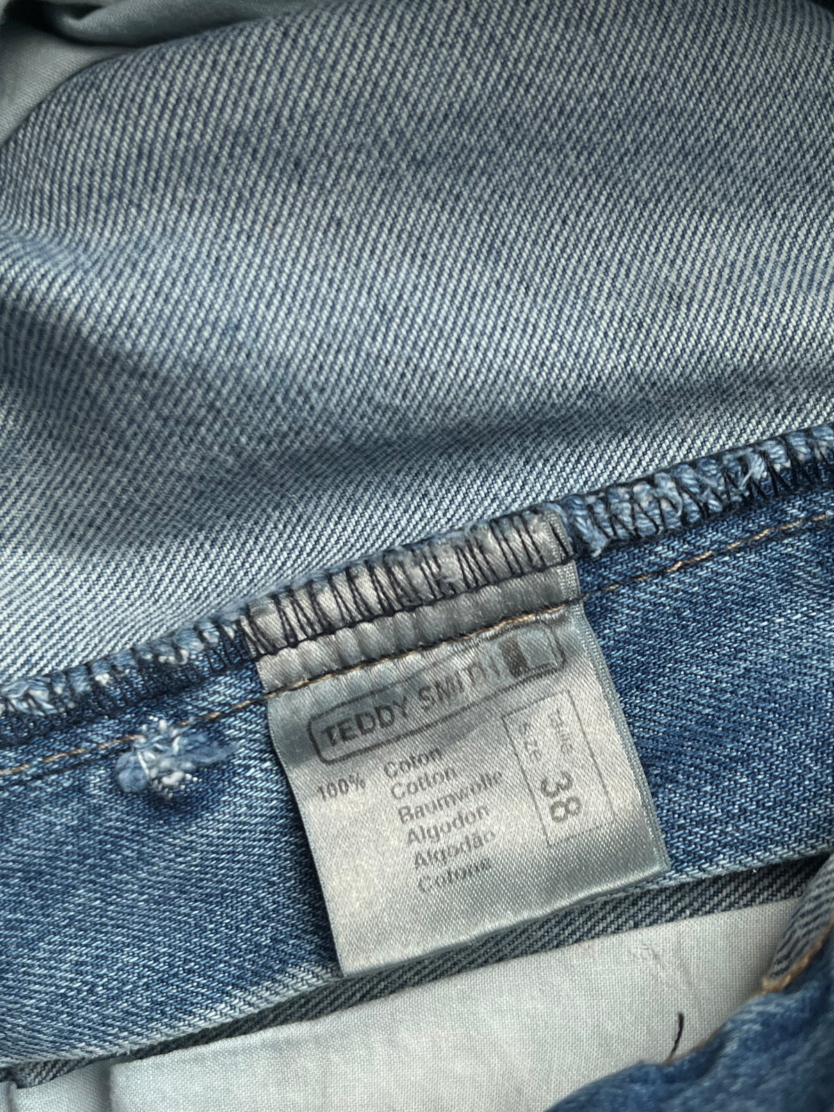 Vintage Teddy Smith Straight Fit Light Washed JEANS - 32