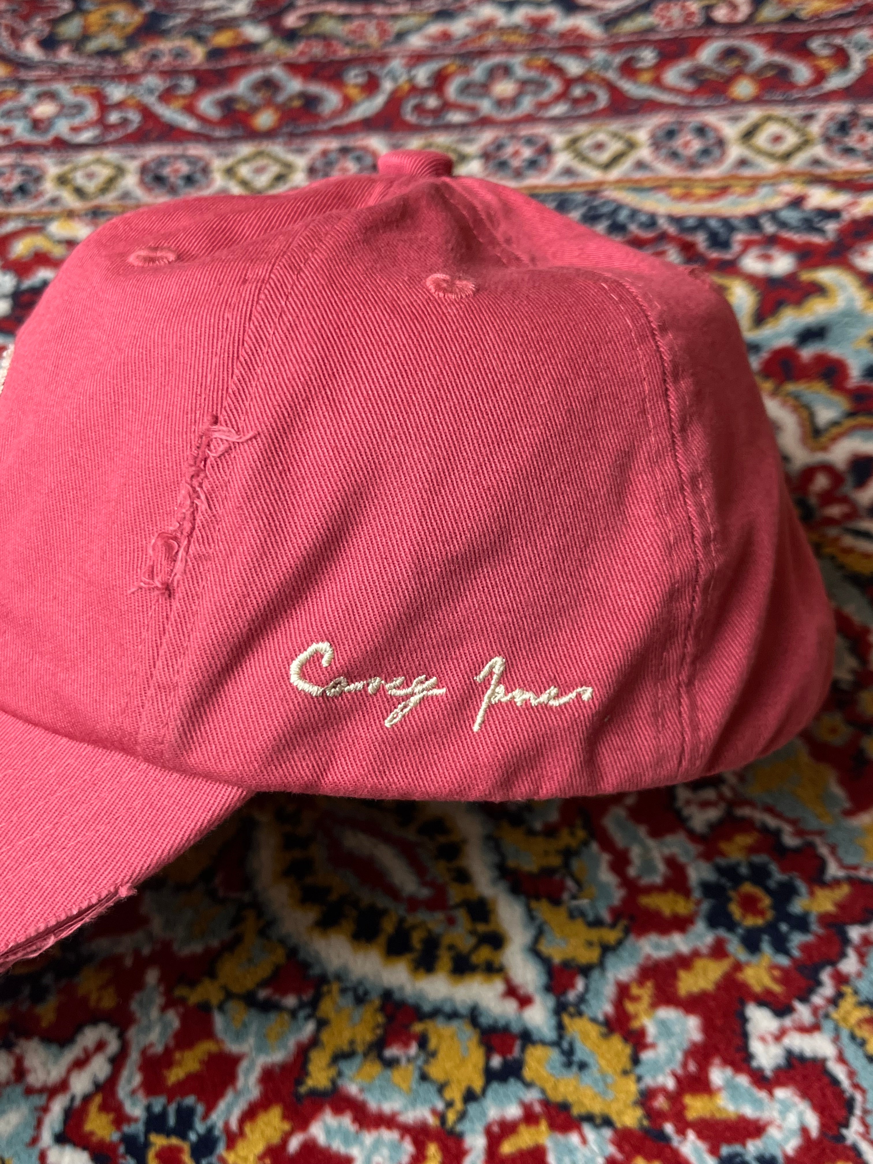 DISTRICT Casey Jones CJ Logo Pink Distressed Baseball CAP