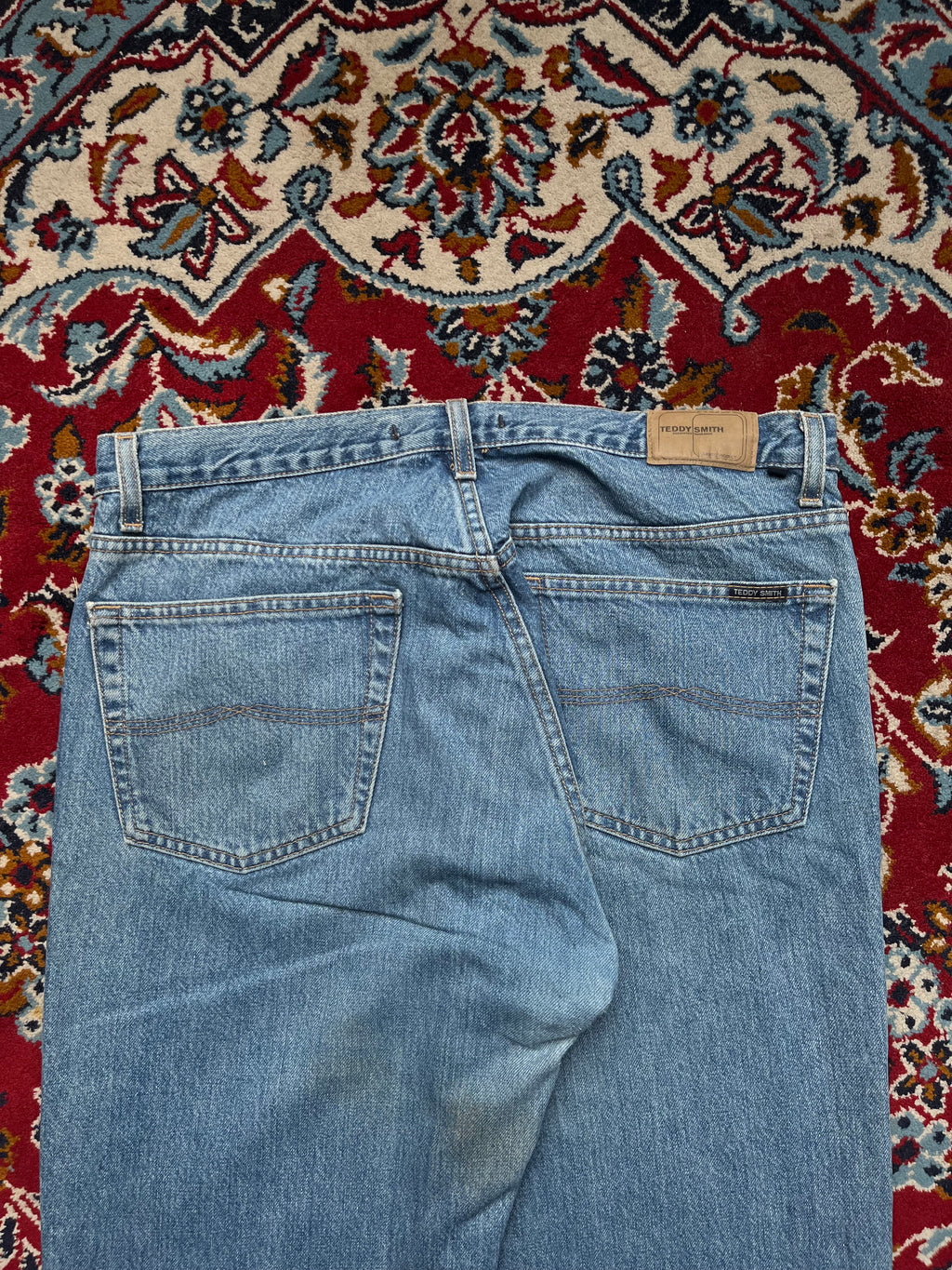 Vintage Teddy Smith Straight Fit Light Washed JEANS - 32