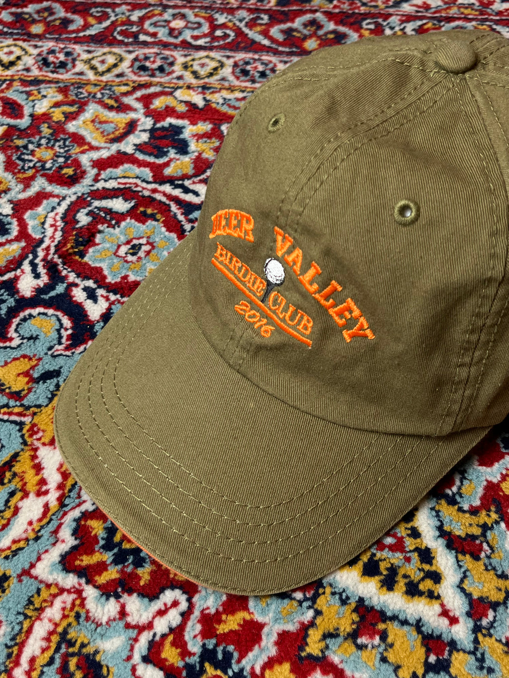AMERICAN DRY GOODS Deer Valley Birdie Club 2016 Olive Green Golf CAP