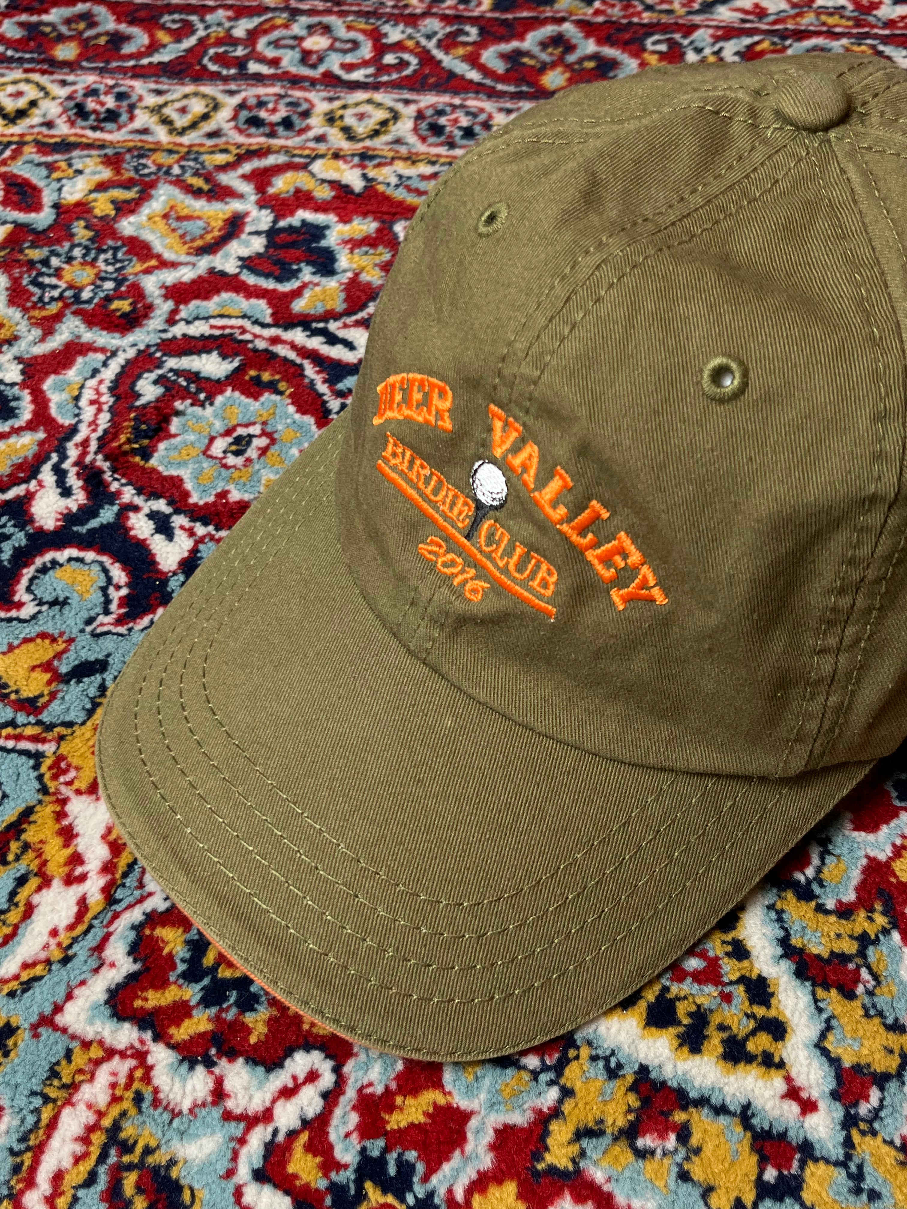 AMERICAN DRY GOODS Deer Valley Birdie Club 2016 Olive Green Golf CAP