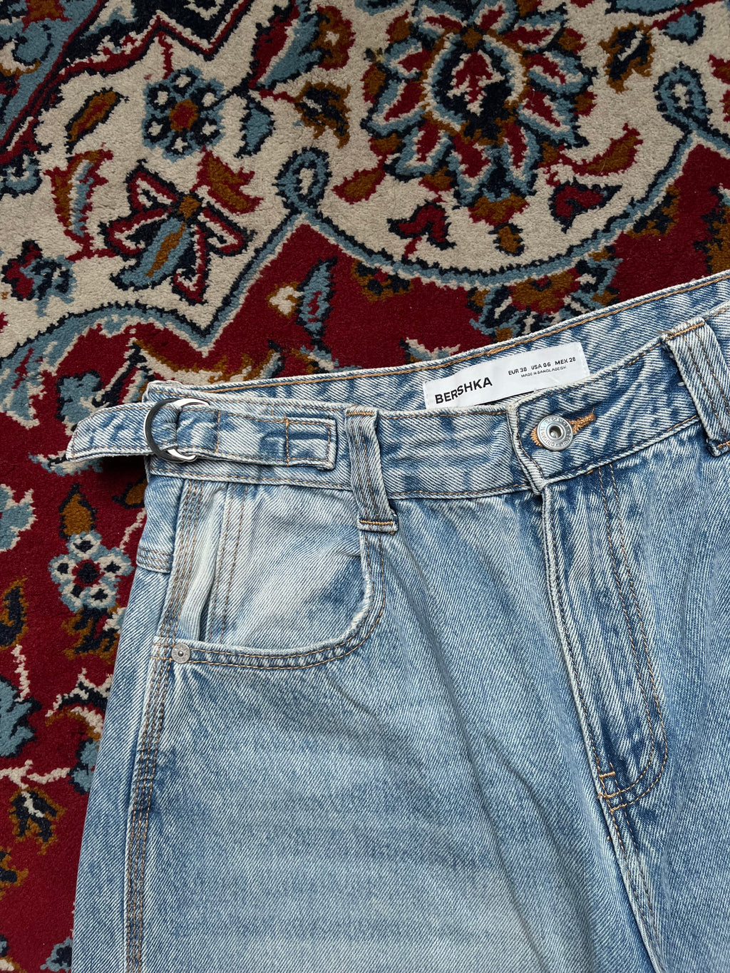 Bershka Carpenter Balloon Fit JEANS - 28